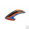 Kabina (Kanopa) pro LOGO 550 SX V3 neon-orange/blue